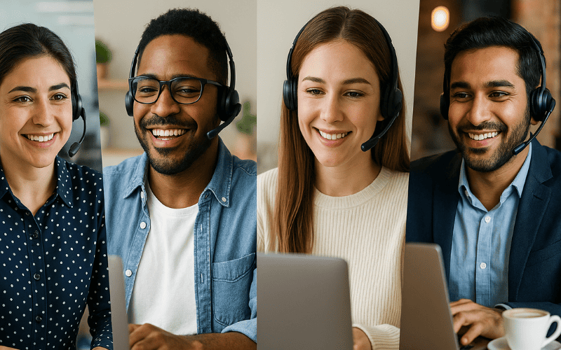 Agents working from multiple locations